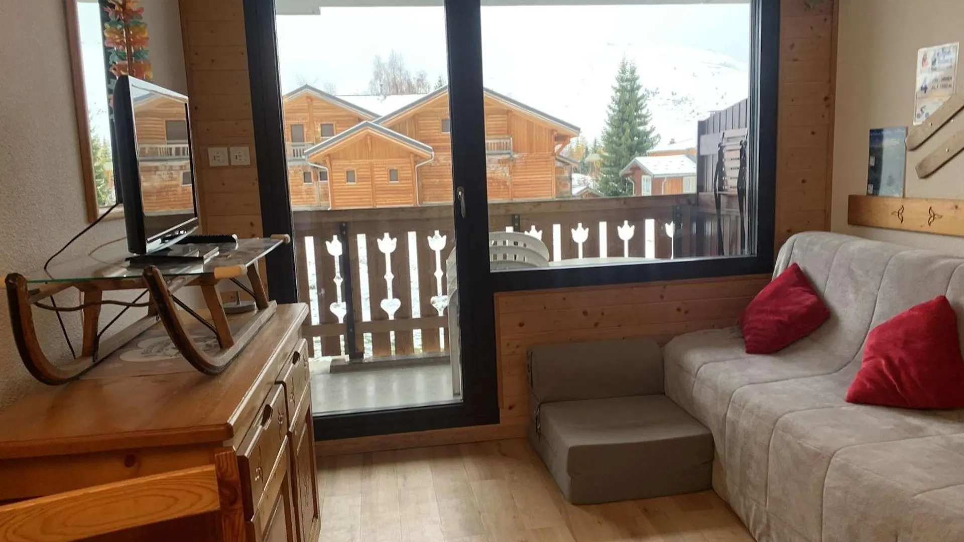 Apartment Studio Cosy Pour 5 Pers. A 100M Des Pistes - Balcon Sud, Animaux Acceptes, Pres Commerces - Alpe D'Huez - Fr-1-405-64